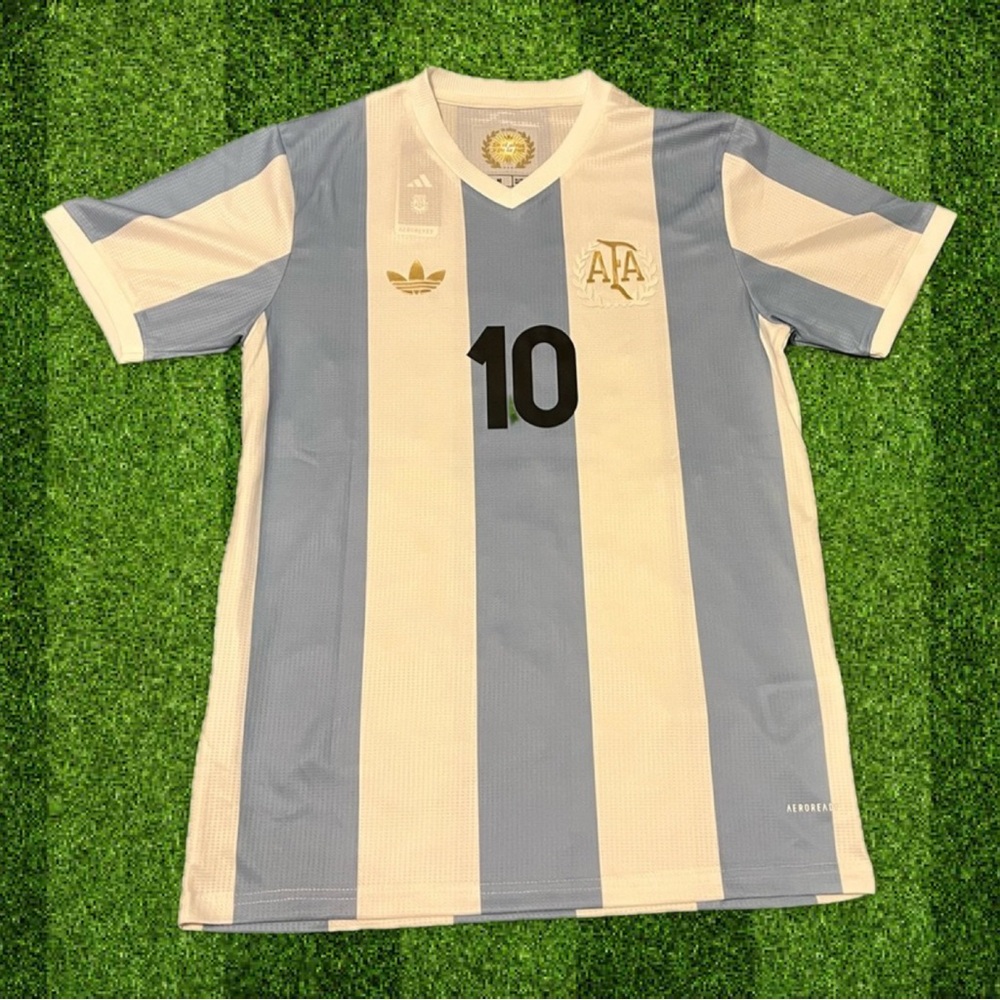 NEW Argentina Leo Messi #10 Home Jersey 50th anniversary Jersey - Picture 2 of 2